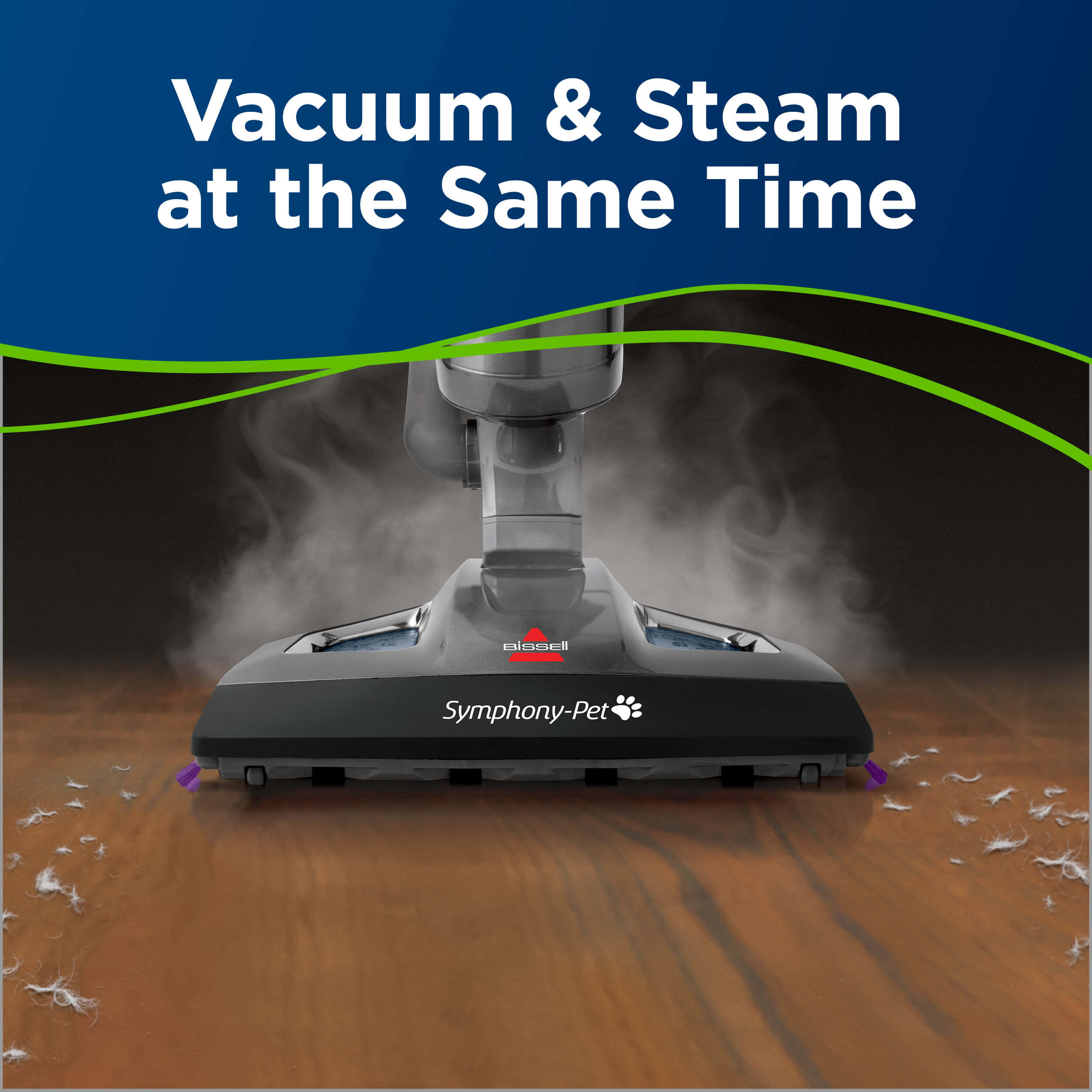 Symphony™ Pet Sanitizing Vac & Steam Cleaner 1543A | BISSELL